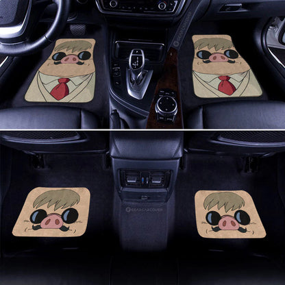 SGhibli Car Mats SGhibli Porco Rosso Marco Pagot Face Graphic Car Floor Mat Colorful