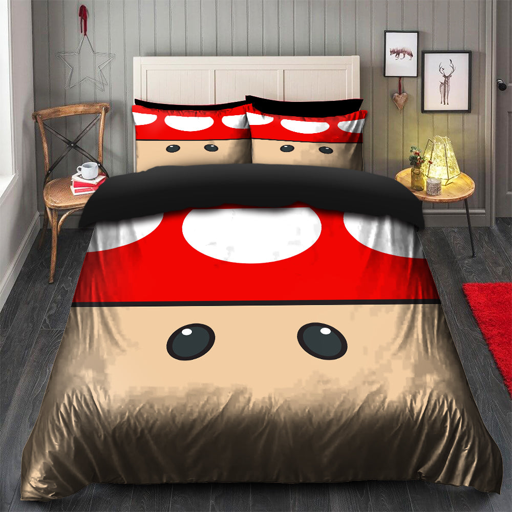 Mario Mushroom Red Bedding Set
