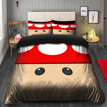 Mario Mushroom Red Bedding Set