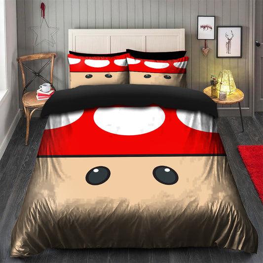 Mario Mushroom Red Bedding Set