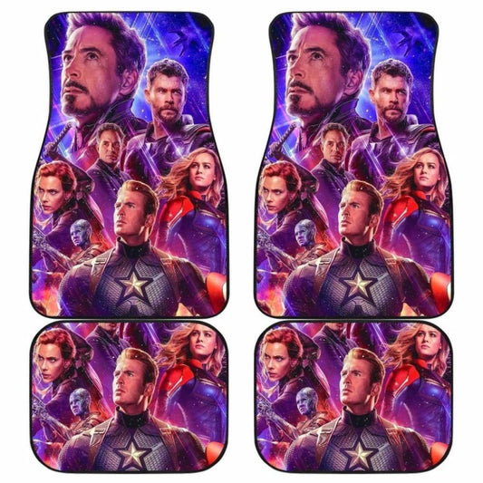 MV Car Floor Mats MV Avengers All Hero Characters Poster Car Mats