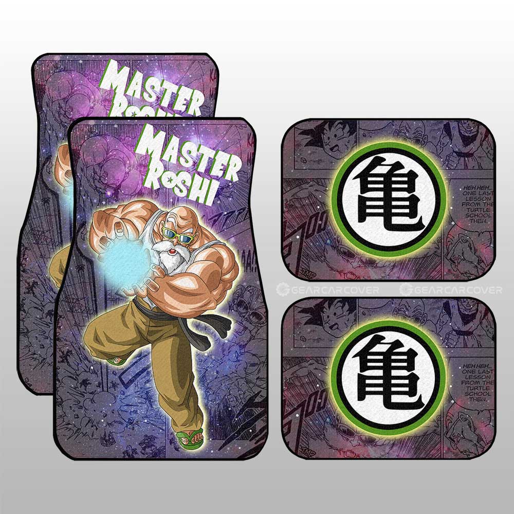 Master Roshi Desk Mat Dragon Ball Car Mats Master Roshi Car Floor Mats Car Manga Galaxy Styl ...