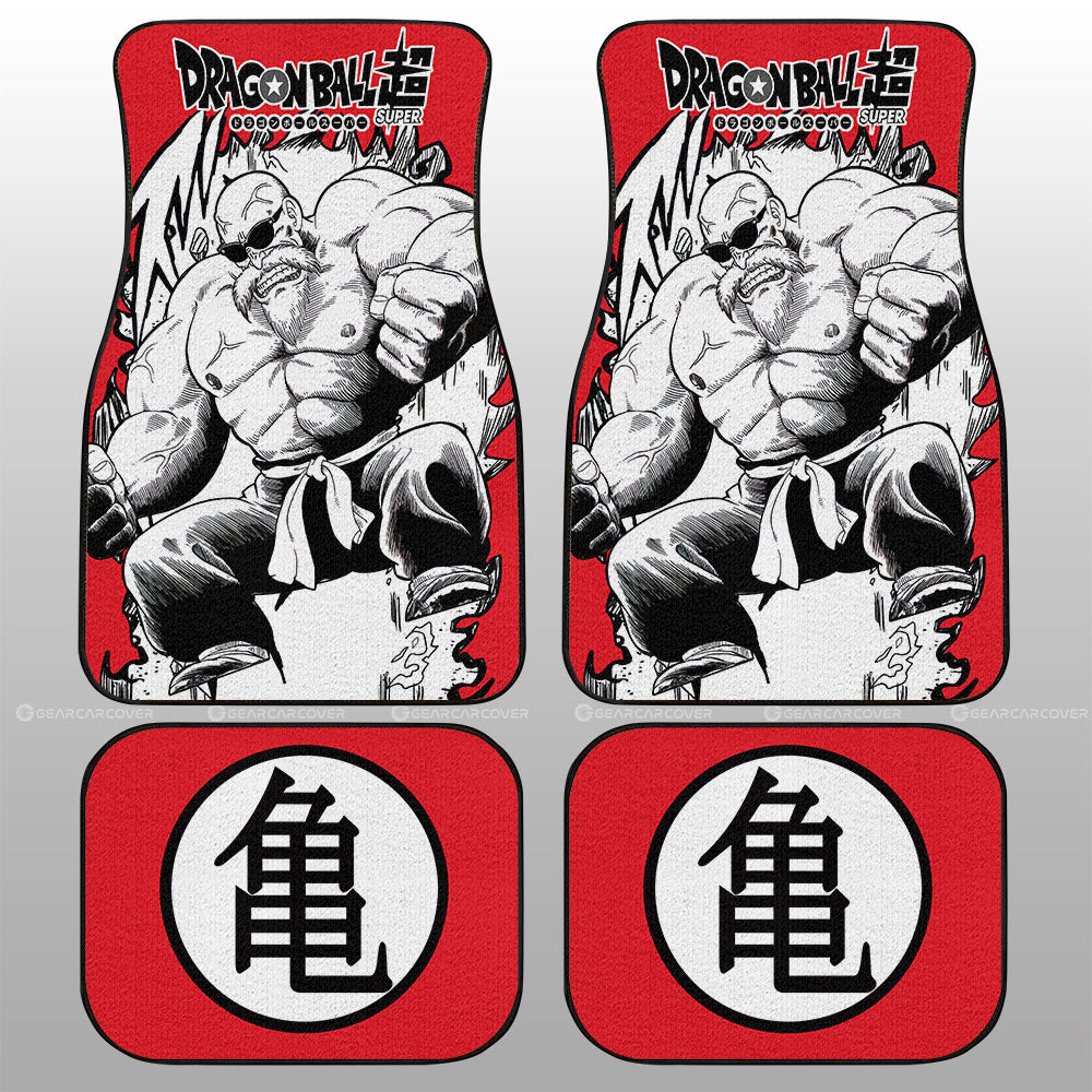 Dragon Ball Car Mats Master Roshi Car Floor Mats Car Manga Style For Fans Car Floor Mats