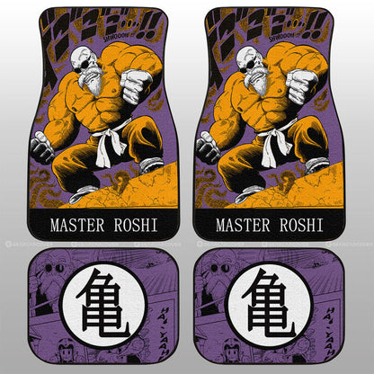 Dragon Ball Car Mats Master Roshi Car Floor Mats Dragon Ball Anime Manga Color Style Car Floor Mats