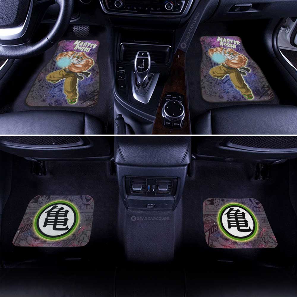 Dragon Ball Car Mats Master Roshi Car Floor Mats Galaxy Style Car Floor Mats