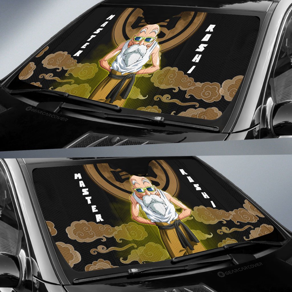 Master Roshi Car Sunshade Custom Car Accessories
