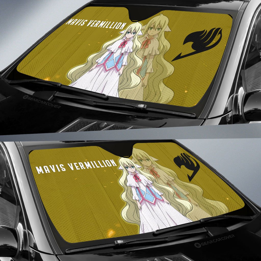 Mavis Vermillion Car Sunshade Custom