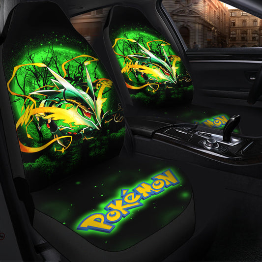Mega X Rayquaza Legendary Moonlight Car Seat Covers