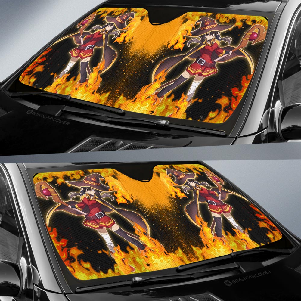 Megumin Car Sunshade Custom Anime Car Accessories