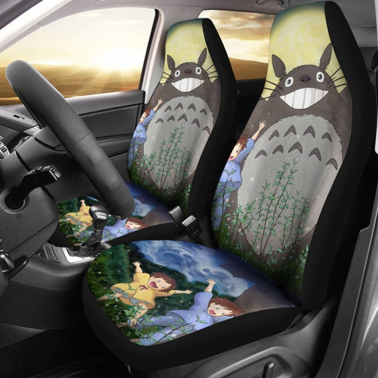 SGhibli Car Seat Covers Mei And Satsuki My Neighbor Totoro Seat Covers Colorful