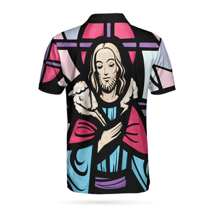 Jesus Polo Shirt Good Shepherd Jesus Christ Polo Tees Colorful