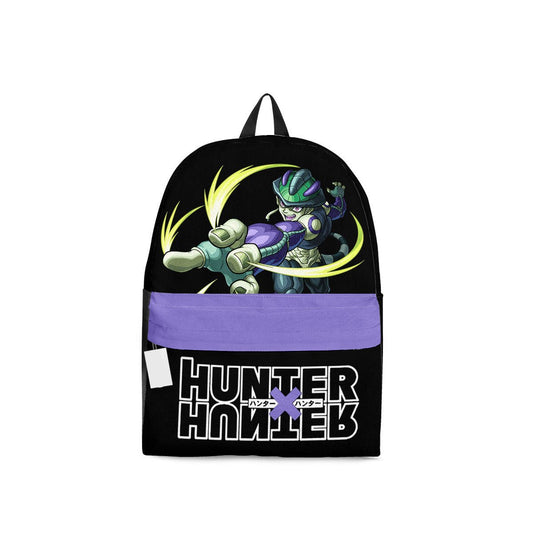 Hunter X Hunter Backpack Hunter X Hunter Meruem Graphic Backpacks Black Purple