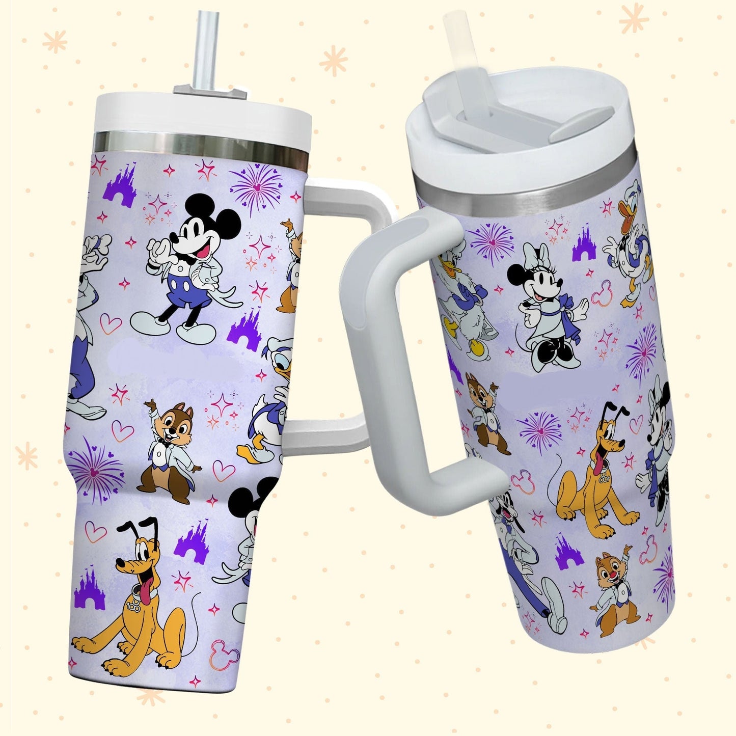 DN 40 Oz Tumbler MM And Friends 100 Anniversary Tumbler 40 Oz Purple