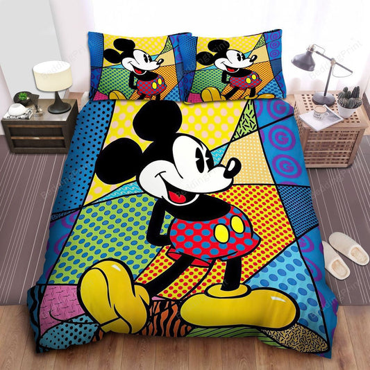 MM Bedding Set DN MM On Polka Dot Background Duvet Covers Colorful Unique Gift