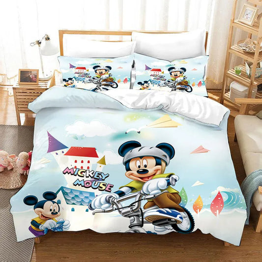 MM Bedding Set DN MM Riding On A Bike Duvet Covers Colorful Unique Gift