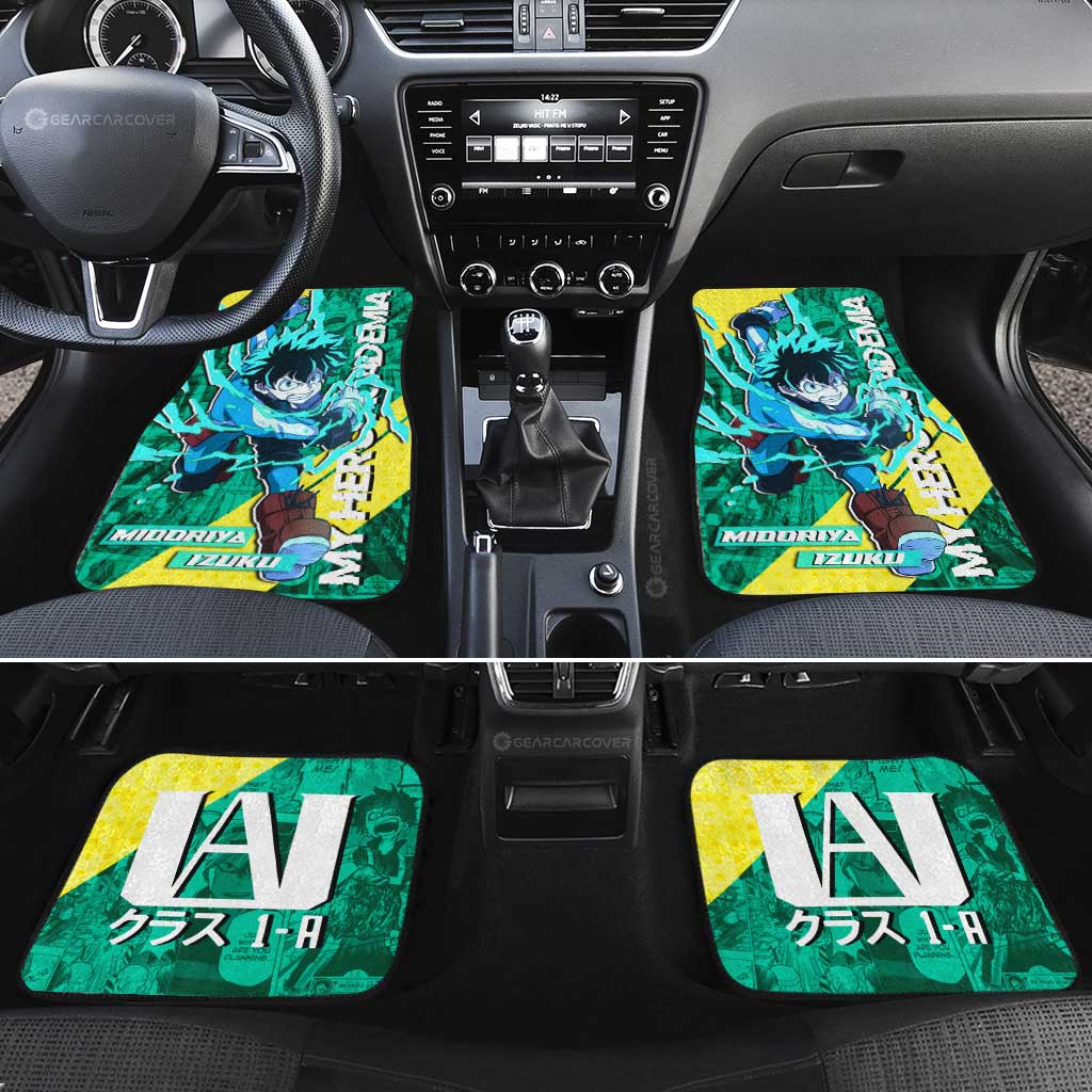 My Hero Academia Car Mats Midoriya Izuku Car Floor Mats