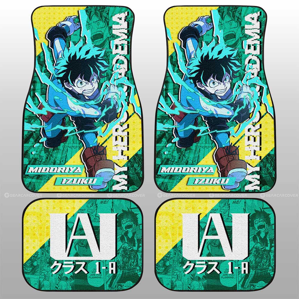 My Hero Academia Car Mats Midoriya Izuku Car Floor Mats