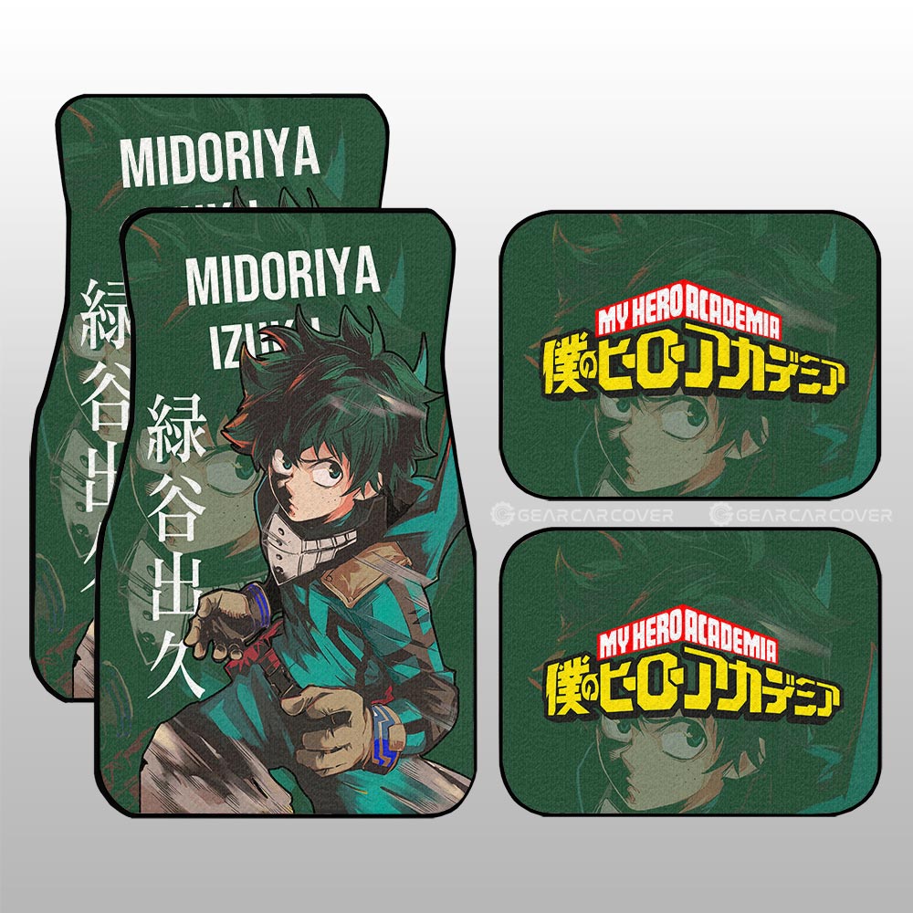 My Hero Academia Car Mats Midoriya Izuku Car Floor Mats