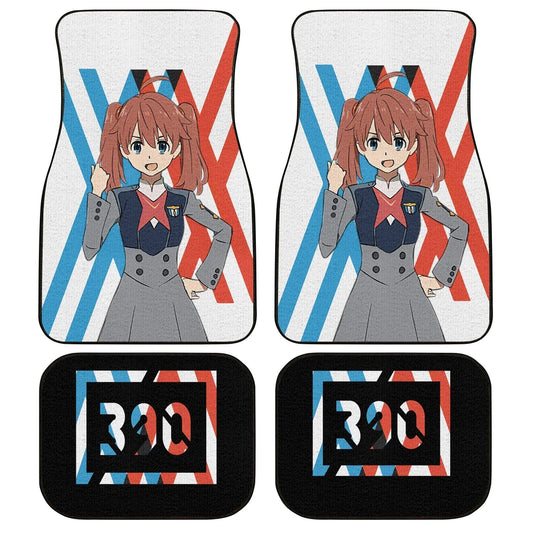 Darling In The Franxx Car Mats Darling In The Franxx Miku Code 390 Car Floor Mats Colorful