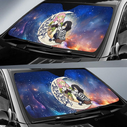 Mitsuri And Obanai Car Sunshade Custom Car Accessories