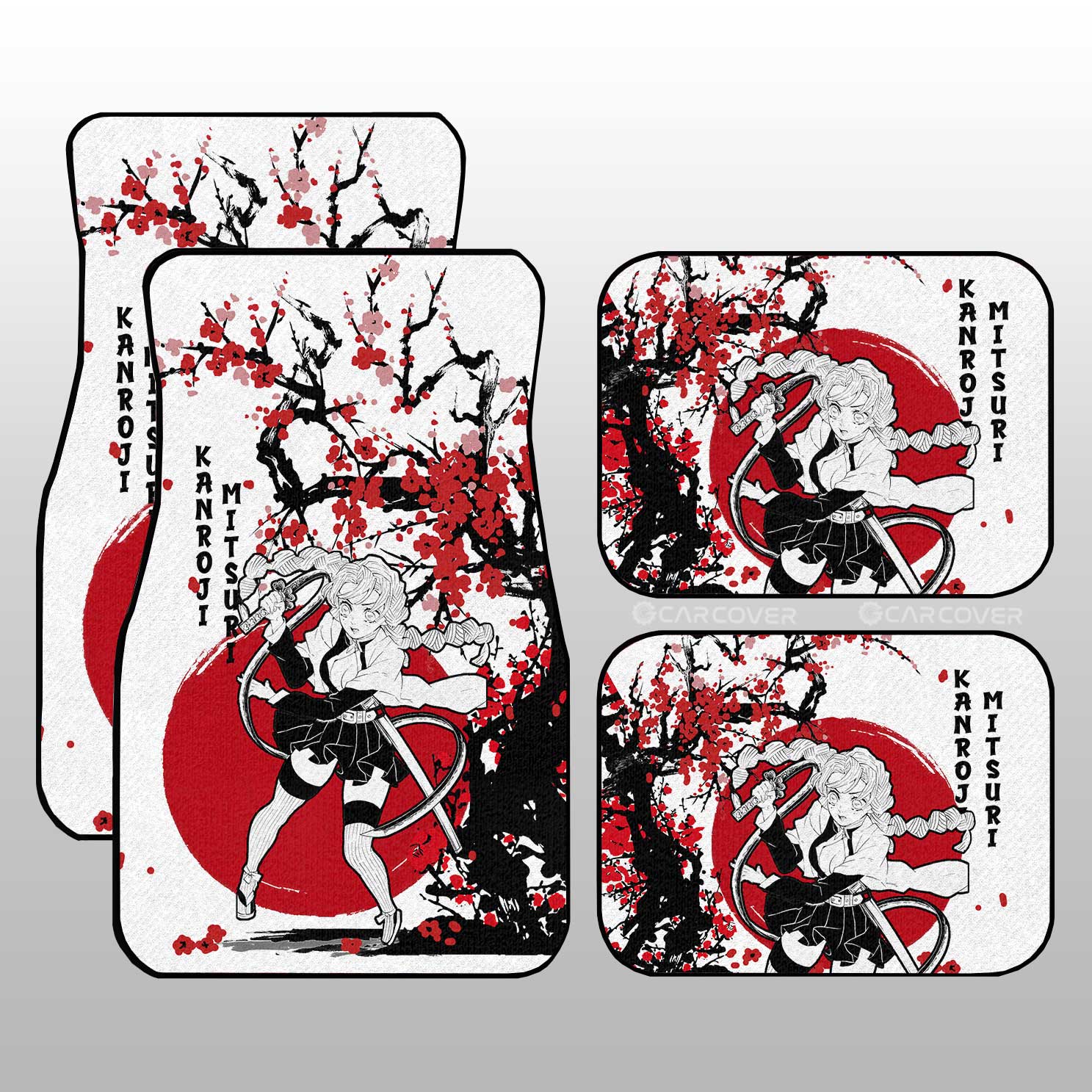 Demon Slayer Car Mats Mitsuri Car Floor Mats Japan Style Car Floor Mats