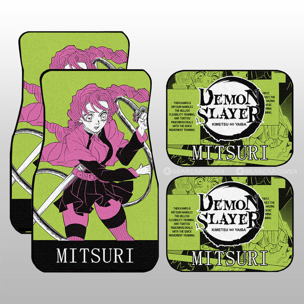 Demon Slayer Car Mats Mitsuri Kanroj Car Floor Mats Demon Slayer Car Floor Mats