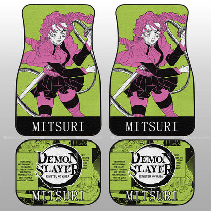 Demon Slayer Car Mats Mitsuri Kanroj Car Floor Mats Demon Slayer Car Floor Mats