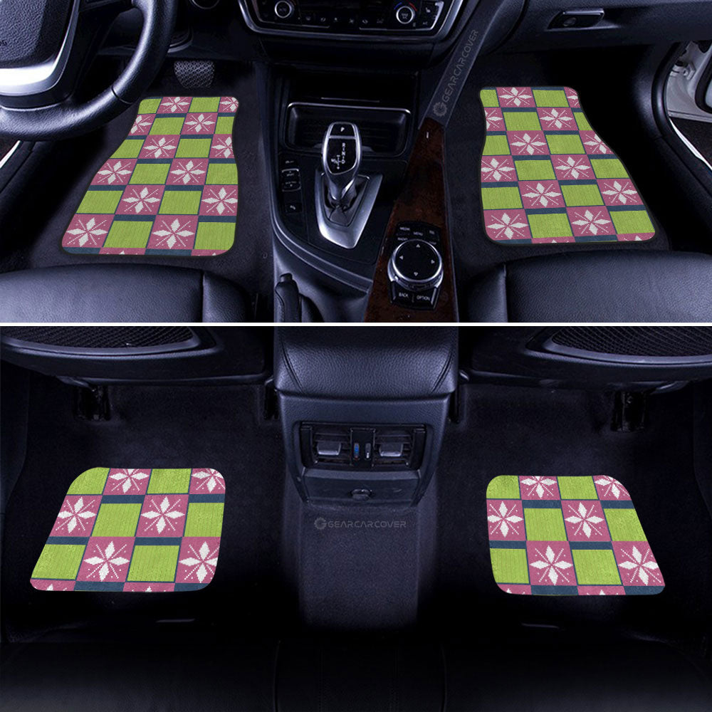 Demon Slayer Car Mats Mitsuri Kanroji Car Floor Mats Demon Slayer Car Floor Mats