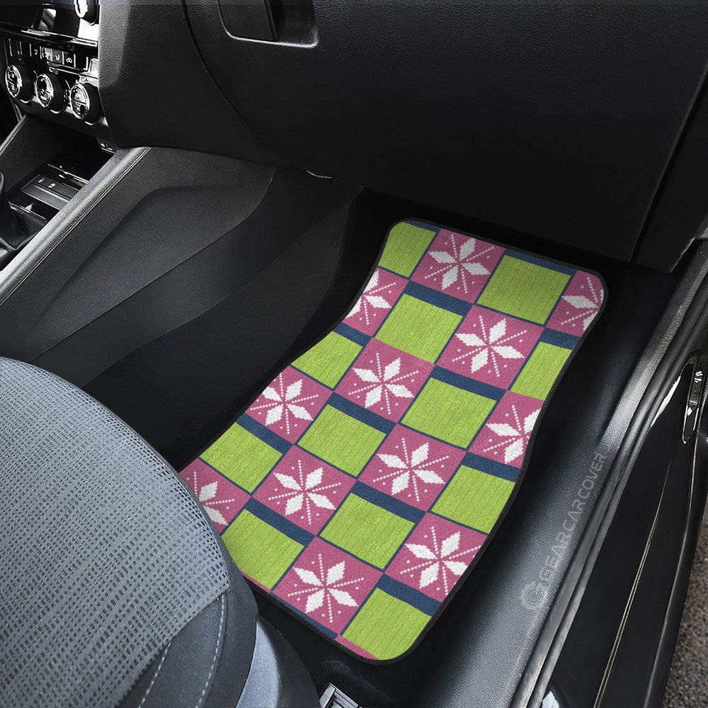 Demon Slayer Car Mats Mitsuri Kanroji Car Floor Mats Demon Slayer Car Floor Mats