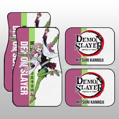 Demon Slayer Car Mats Mitsuri Kanroji Car Floor Mats Car For Fans Floor Mats