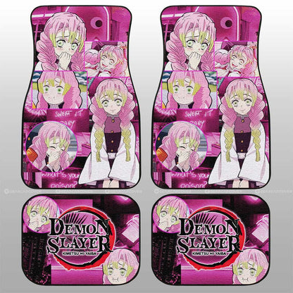 Demon Slayer Car Mats Mitsuri Kanroji Car Floor Mats Demon Slayer Anime Floor Mats