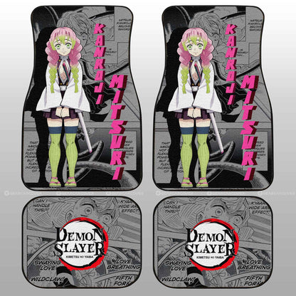 Demon Slayer Car Mats Mitsuri Kanroji Car Floor Mats Mix Mangas Floor Mats