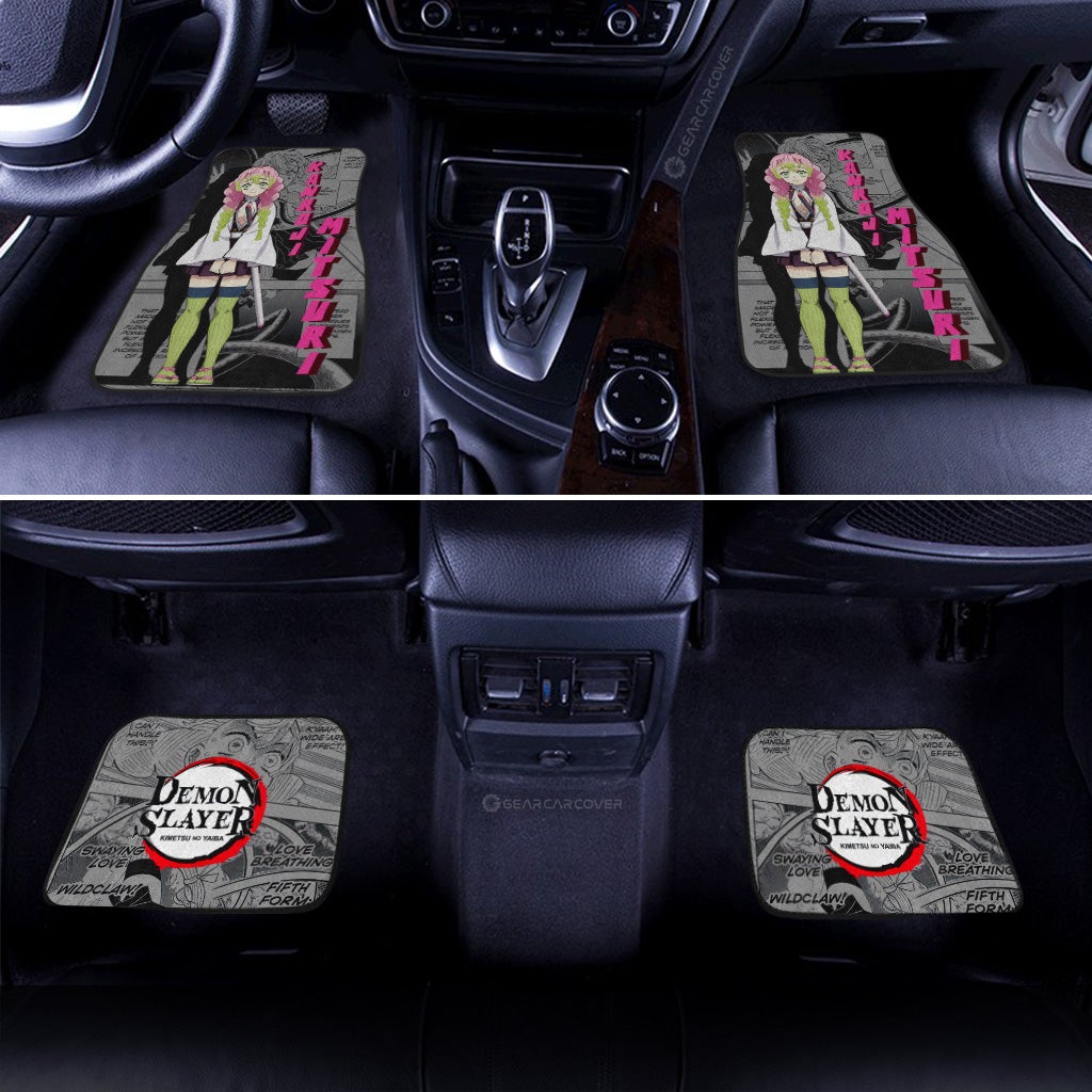 Demon Slayer Car Mats Mitsuri Kanroji Car Floor Mats Mix Mangas Floor Mats