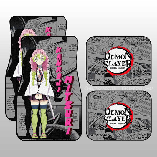 Demon Slayer Car Mats Mitsuri Kanroji Car Floor Mats Mix Mangas Floor Mats