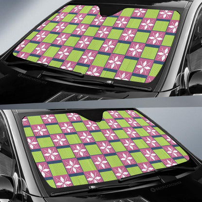 Mitsuri Kanroji Car Sunshade Custom Anime Car Accessories