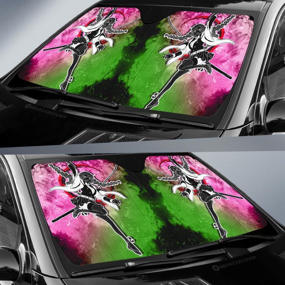 Mitsuri Kanroji Car Sunshade Custom Car Accessories