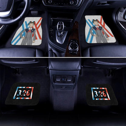 Darling In The Franxx Car Mats Darling In The Franxx Mitsuru Code 326 Car Floor Mats Colorful