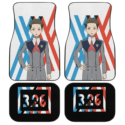 Darling In The Franxx Car Mats Darling In The Franxx Mitsuru Code 326 Car Floor Mats Colorful