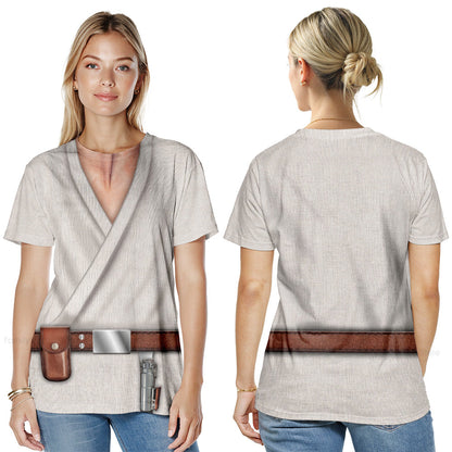 Stwa Jedi Luke SW Costume - 3D TShirt For Men And Women