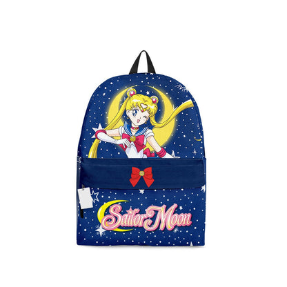 Sailor Moon Backpack Sailor Moon Usagi Tsukino Graphic Backpacks Blue