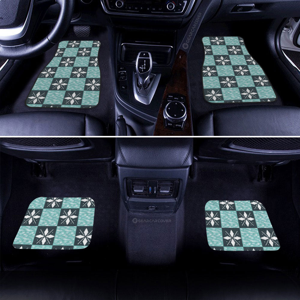 Demon Slayer Car Mats Muichiro Tokito Car Floor Mats Demon Slayer Car Floor Mats