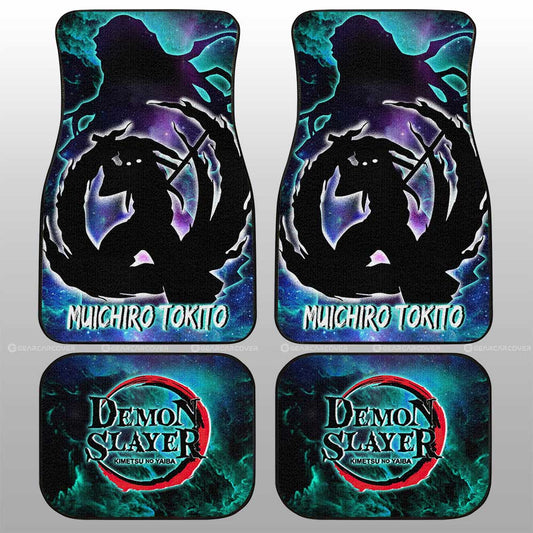 Demon Slayer Car Mats Muichiro Tokito Car Floor Mats Demon Slayer Anime Floor Mats