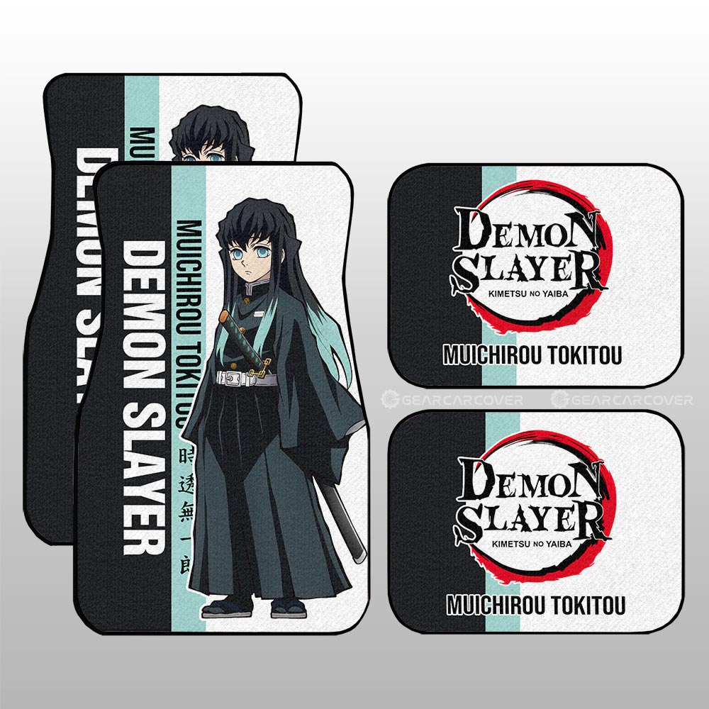 Demon Slayer Car Mats Muichirou Tokitou Car Floor Mats Car For Fans Floor Mats