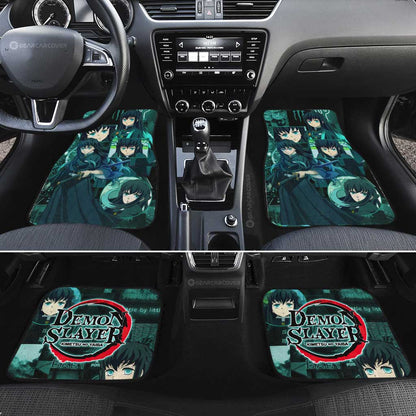 Demon Slayer Car Mats Muichirou Tokitou Car Floor Mats Demon Slayer Anime Floor Mats