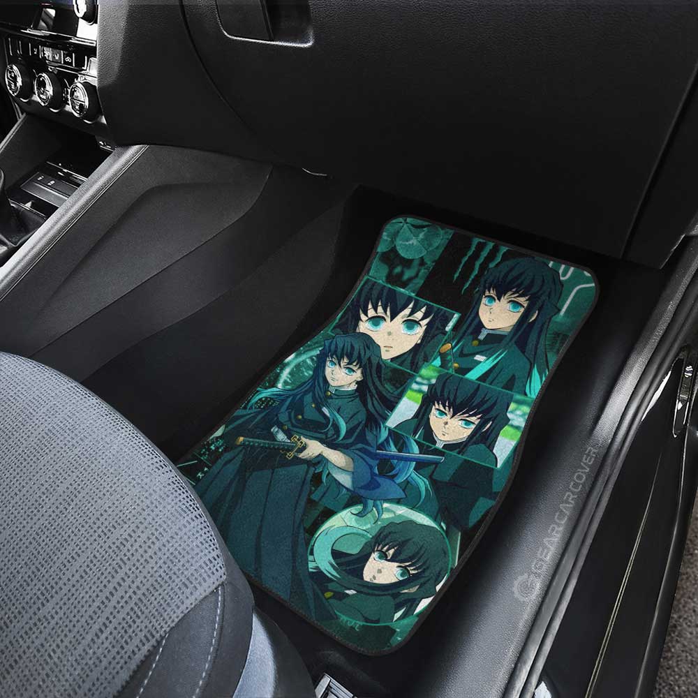 Demon Slayer Car Mats Muichirou Tokitou Car Floor Mats Demon Slayer Anime Floor Mats