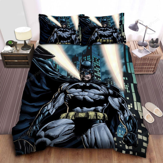 Batman Bedding Set DC Muscular Batman Comic Art Duvet Covers Black Unique Gift