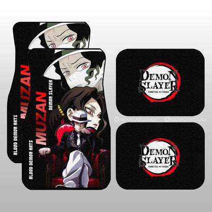 Demon Slayer Car Mats Muzan Car Floor Mats Demon Slayer Car Floor Mats