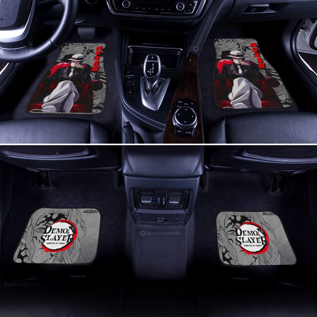 Demon Slayer Car Mats Muzan Car Floor Mats Mix Mangas Floor Mats