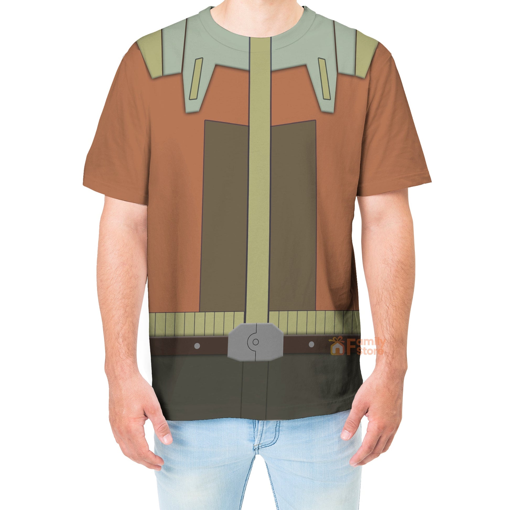 Ezra Bridger Stwa Rebels Costume T-shirt For Men