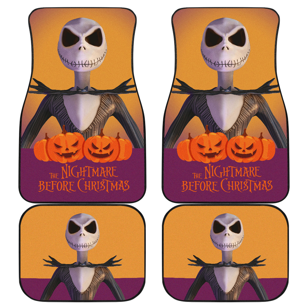 TNBC Car Mats Jack Skellington Nightmare Before Christmas Car Floor Mats 1397